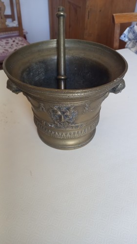 Antico mortaio bronzo - antico, in