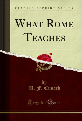 What rome teaches - what,