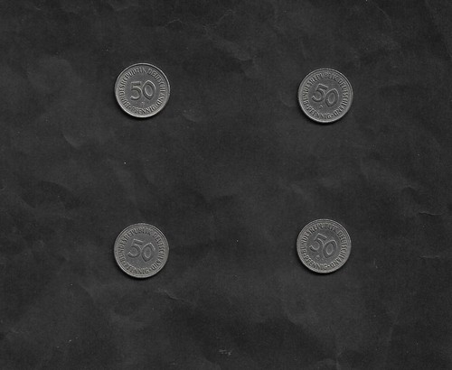 Pfennig 1950 repubblica - 50, 1950,