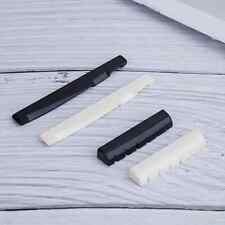 2 Set Di Denti Di Osso Per Chitarra E Ponte Di Osso Per Chitarra Classica