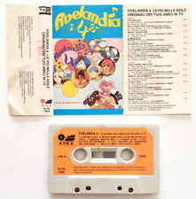 Mc Fivelandia 4 Sigle Cartoni Animati Tv Cristina D'Avena Musicassetta Vintage