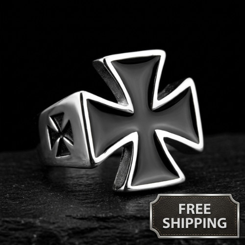 Anello uomo argento nero - anello,
