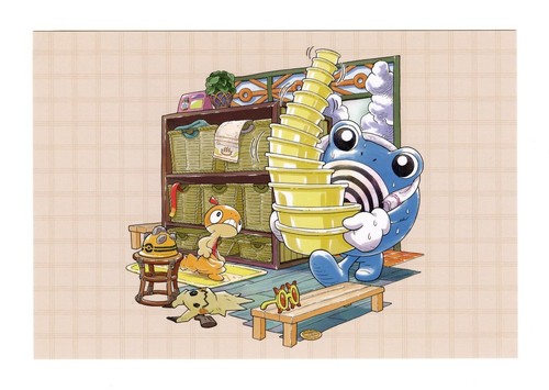 Cartolina pokemon sentō - pokemon,