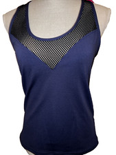 Canotta Pop Fit Donna Blu Navy