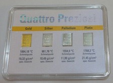 - lingotto oro argento platino palladio 24 CARATI 999   - VALCAMBI