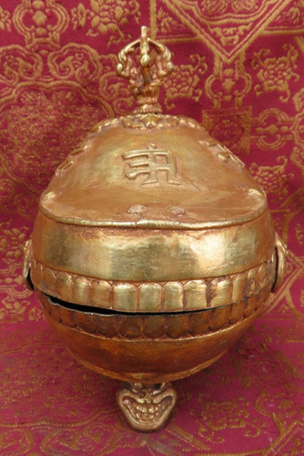 Antico tantrik tibetano kapala - antico,