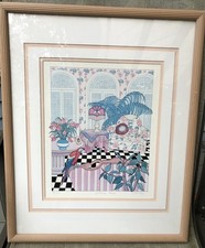 Francia Greenberg cornice firmata litografia edizione limitata