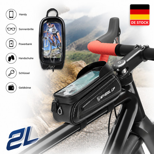 Borsa telaio bici touchscreen