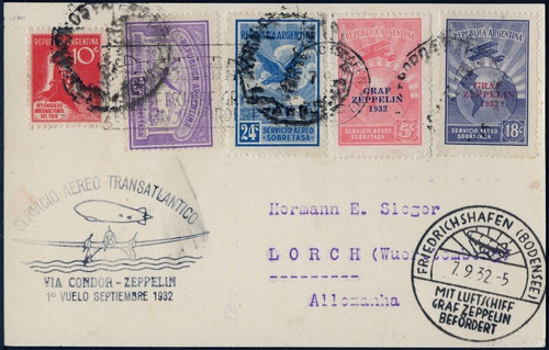 Zeppelin 1932 argentina - 1932, 5°