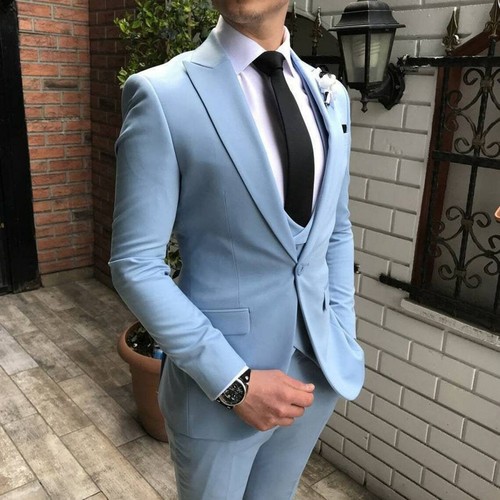 Uomo pezzi blu - 3, fit