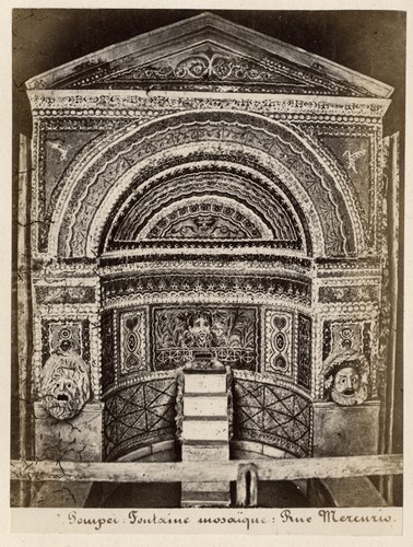 Stampa albumina 1880 pompei - stampa,