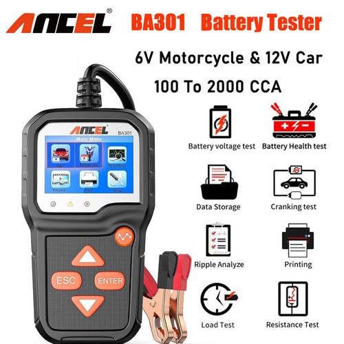 Ancel ba301 tester batteria - tester,