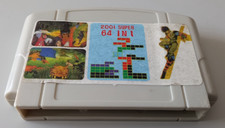 Cartouche Nintendo FAMICOM "Multi Game Cartridge 64 in 1" NTSC loose (n°8950S)