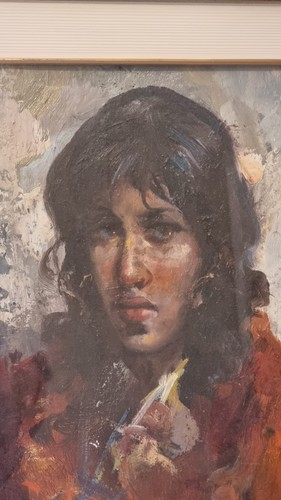 Quadro olio tela la - su,