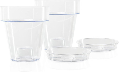 Vaso per orchidee trasparente - vaso,