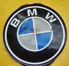 BMW DISTINTIVO PLASTICA FORMA CIRCOLARE DIAMETRO 46mm FREGIO VINTAGE