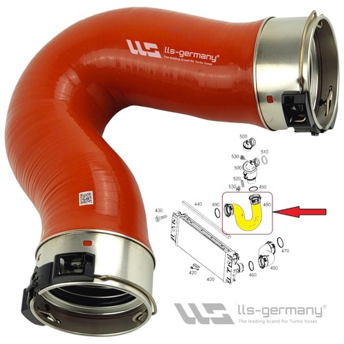 Tubo turbo intercooler - , per