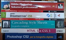 8 Manuali in Italiano ADOBE HTML CSS (Photoshop Dreamweaver)