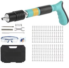 Pistola sparachiodi manuale in acciaio per rivetti fissaggio parete cemento