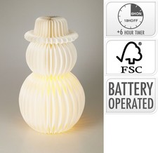 Pupazzo di neve decorativo in