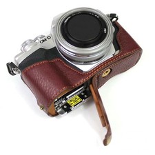 Custodia in pelle per Olympus