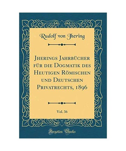 Jherings jahrbücher für die - jahrbücher,