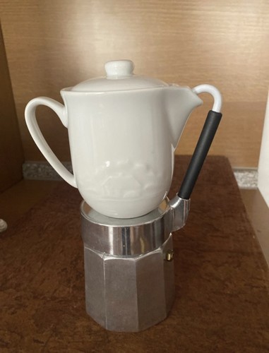 Caffettiera con bricco - con,
