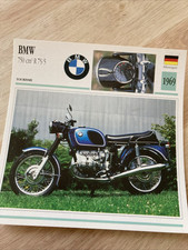 BMW 750 R75/5 1969 fiche carte