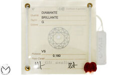 Diamante certificato EVA-D blisterato 0,18 ct - Colore G - Purezza VS -620/VE-