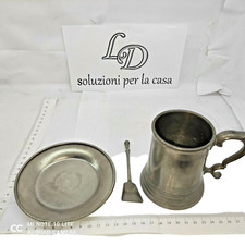 porta zucchero in peltro 