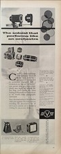 HASSELBLAD CAMERA Pubblicità MACCHINA FOTOGRAFICA 1 pagina 1955 originale