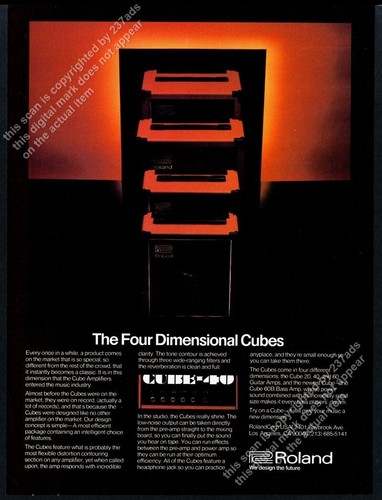 1979 roland cube 60b amp - roland, 20