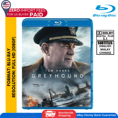 Greyhound blu ray tom - blu-ray,