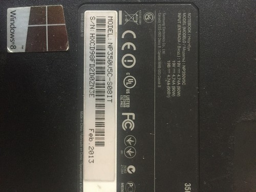Portatile samsung pezzi - portatile, di