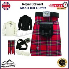 8 Pezzi Uomo Tradizionale Kilt