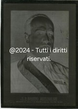 Ritratto di Mussolini durante la Marcia su Roma, 1922 (lastra con Expertise AI).