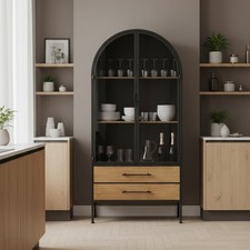 Credenza Cucina Alta Vetrina