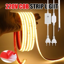 220V Striscia LED Adesive 240led/m Strip IP67 Flessibili Strisce Interno Esterno