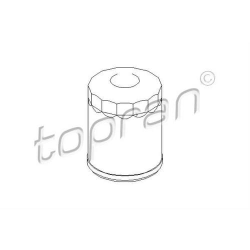 Filtro olio topran - filtro,