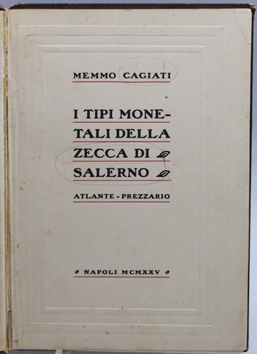 Libro tipi monetali zecca - libro,