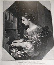 Die Heilige Cacilie, von Carlo