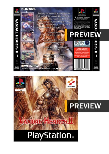 Vandal hearts playstation - hearts, 2