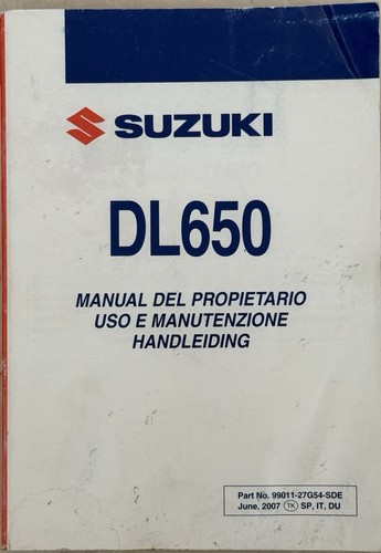 Libretto proprietario suzuki - proprietario,