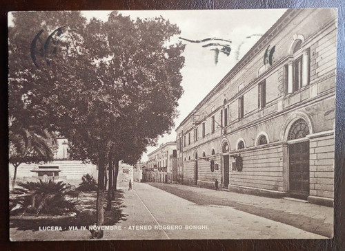 Cartolina lucera via - cartolina,