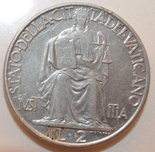 1942 Vatican 2 lire