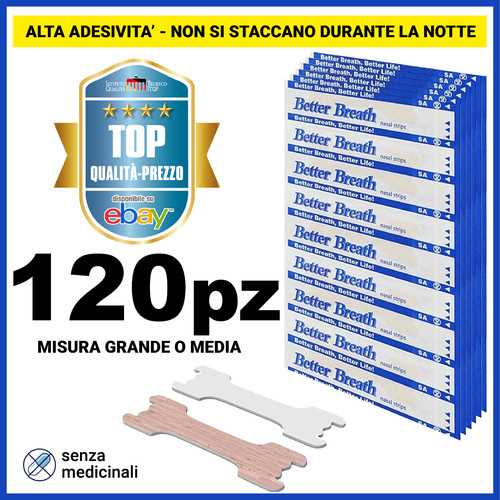 120 pezzi cerotti nasali - 120,