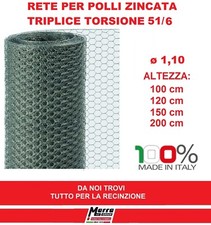25 mt RETE 51/6 ø 1,1 POLLI
