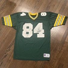 Maglia Sterling Sharpe Green Bay Packers Champion taglia 48 verde Javon Walker