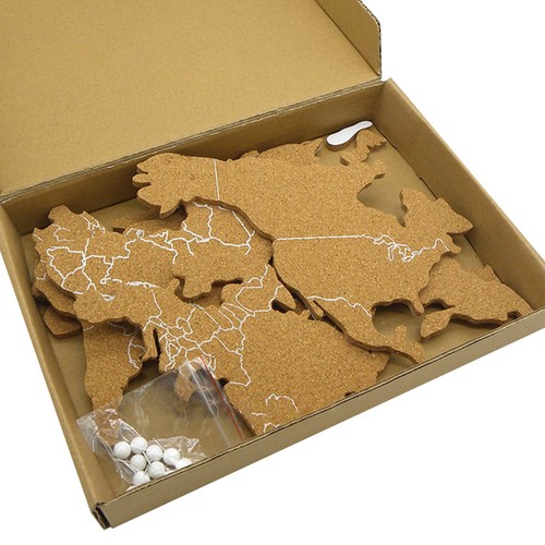 Bacheca sughero mappa del