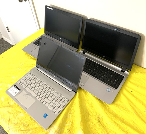 Mixed lot laptops hp - of, 3